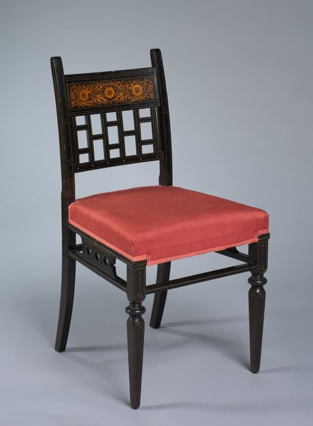 How is the back joined to the seat? Hidden. 1880 hid everything. I'd rather see the joint.