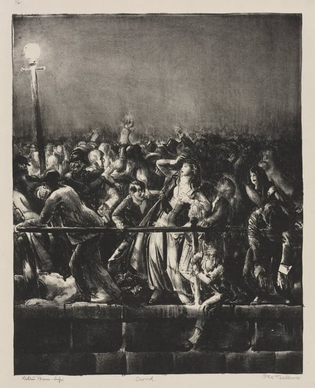 The crowd is the subject. What if we cast two hundred people and no one?