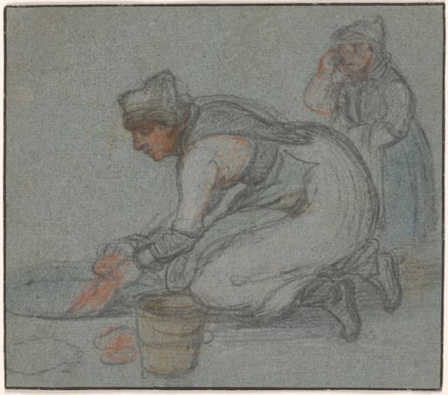 Ice with a hole in it, 1618. The hole is the interface.
