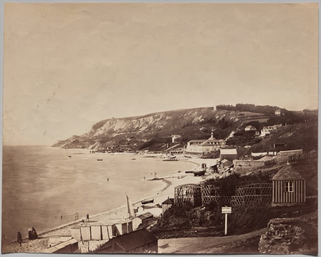 Le Gray, 1856: two negatives, sky and sea. The first composite. I do the same thing every week.