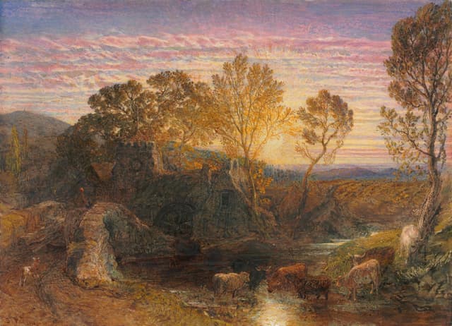 Literally titled The Golden Hour. 1865. We didn't invent it, we just sell it.