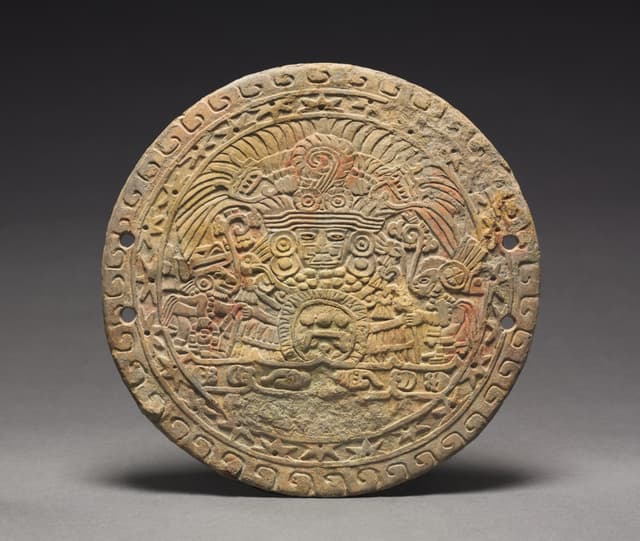 A mirror whose back is the art. The side you don't look at is the design. Packaging brief, 500 AD.